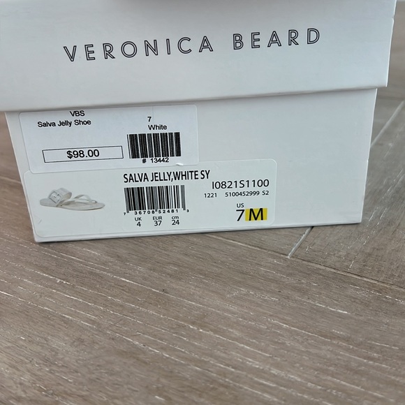 Veronica Beard Salva Jelly Sandals NIB Size 7 - Picture 3 of 7